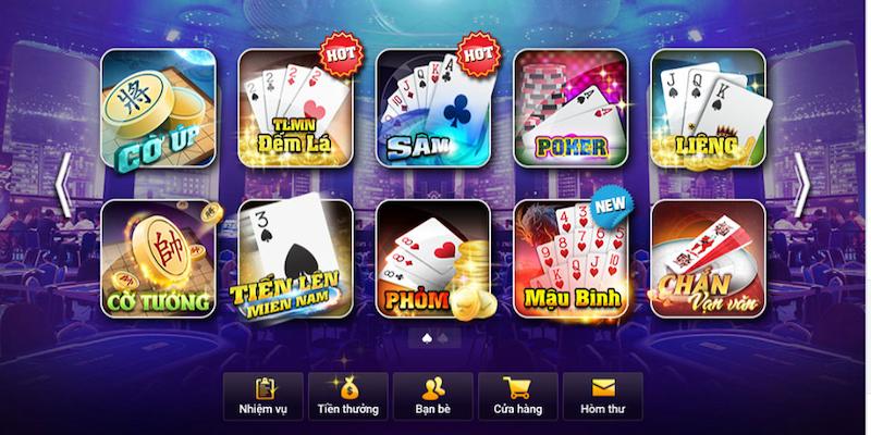 Đa dạng cách sảnh game bài tại I9bet 